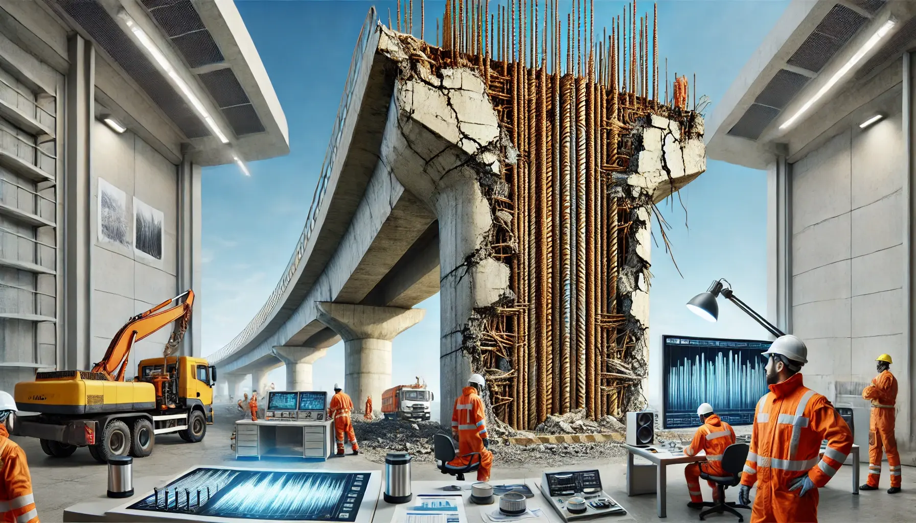 Corrosion des Structures en Béton: Diagnostic, Surveillance et Solutions par EL Center